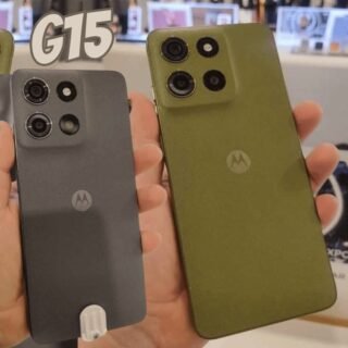 Smartphone Motorola Moto G15 256GB Verde 4G 4GB RAM 6,7″ Câm. Dupla Selfie 8MP