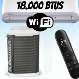 Ar-Condicionado Electrolux Split 18.000 BTUs Color Adapt Frio com Wi-fi (YI18F/YE18F)