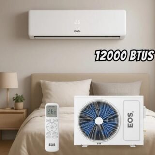 Ar-Condicionado Split 12000 BTUs EOS Master Confort On/Off High Wall Só Frio EASM12000FI/EASM12000FE 220V