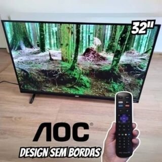 Smart Tv 32 Hd Roku Tv 32s5135/78g Preta Aoc