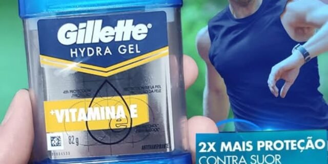 Gillette Desodorante Gel Antitranspirante Hydra Gel Vitamina E 82G
