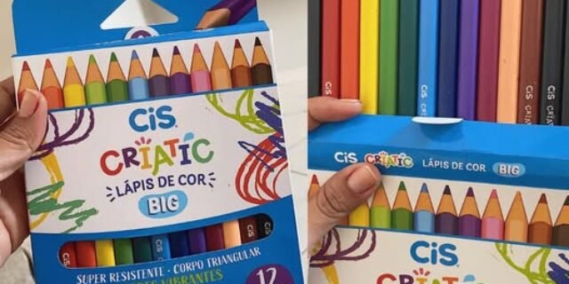 Lápis de cor Jumbo Criatic 12 cores 76.3700 Cis