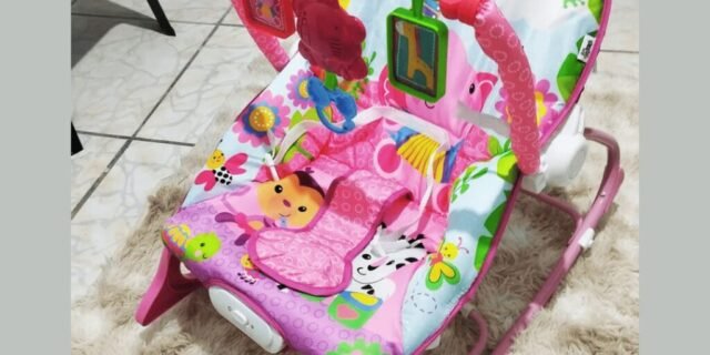 Cadeira De Descanso Musical Funtime New 18kgs Maxi Baby Rosa