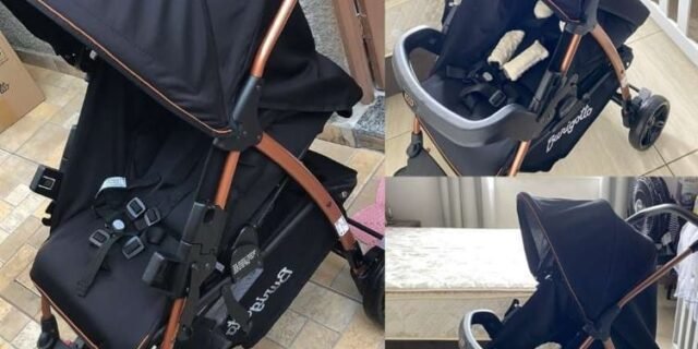 Carrinho De Bebê Ecco Até 15 Kg Preto Burigotto