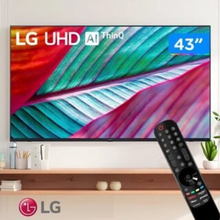 Smart TV LG 43 4K UHD HDR Led Wi-Fi Bluetooth Google Assis. Alexa Apple Airplay – 43UR781C0SA.BWZ