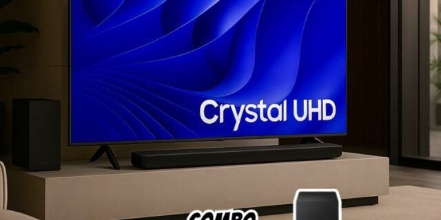 Smart TV 70″ Crystal UHD 4K 70DU8000 2024 + Soundbar HW-B550
