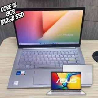 Notebook Asus Vivobook 15 X1504za Intel Core i5 1235u, 8GB RAM, SSD 512GB, Tela 15,6″ Fhd, Windows 11, Silver – Nj986w