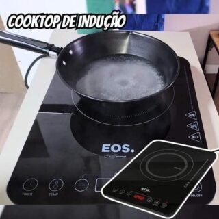 Cooktop de Indução 1 Boca Eos Cheff Gourmet 2200w Preto Eci01ppb Bivolt