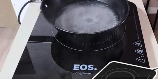 Cooktop de Indução 1 Boca Eos Cheff Gourmet 2200w Preto Eci01ppb Bivolt