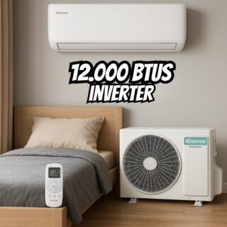 Ar Condicionado Split Hi Wall Hisense Connect Inverter 12.000 Btus Frio 220v R-32