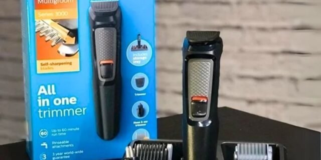 Aparador De Pelos Barbeador Philips Multigroom 6 Em 1 Mg3711