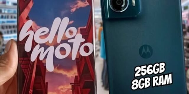 Smartphone Motorola Edge 50 Fusion 256GB Blue Teal 5G 8GB RAM 6,7″ Câmera Sony Dupla Selfie 32MP Dual Chip