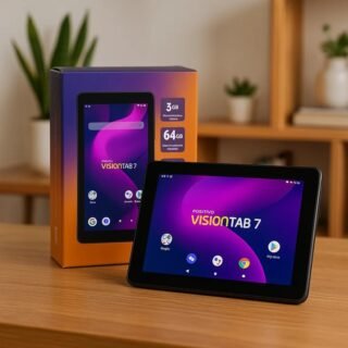 Tablet Positivo Vision TAB 7 – Processador Octa-Core 3GB RAM 64GB Armazenamento, Tela 7” IPS, Bateria 3100mAh, Android 14 Go, Wi-fi – Preto