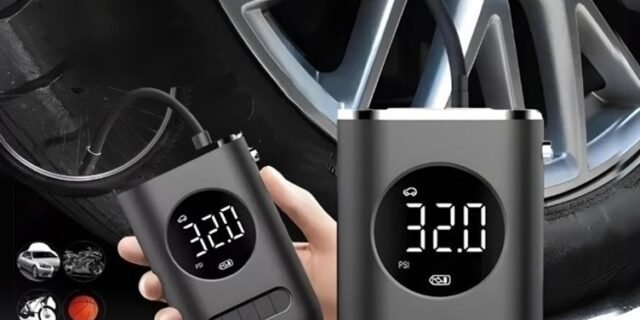 Bomba De Ar Car Air Pump Mini Compressor Portátil
