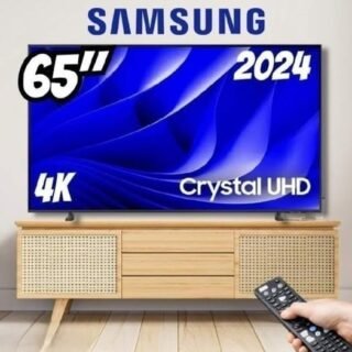 Samsung Smart TV 65″ Crystal UHD 4K 65DU8000 2024, Painel Dynamic Crystal Color, Alexa built in 65″