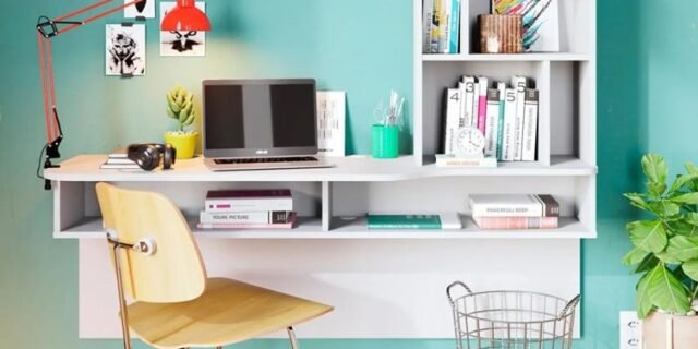Escrivaninha Bancada Estudo Lilac Moov Branco Fosco – Colibri