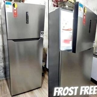 Geladeira Frost Free SmartSensor 347L cor Prata Midea MD-RT468MTA501-127v