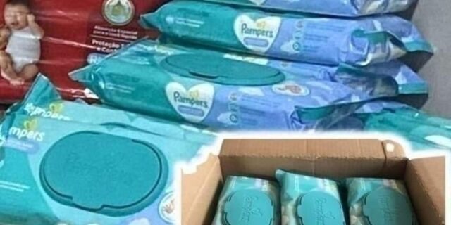 Lenços umedecidos cuidado de bebê 576 unidades Pampers