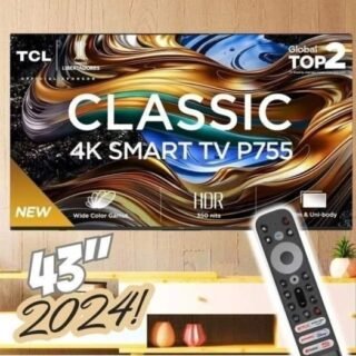 Smart TV 43″ 4K UHD LED TCL 43P755 Wi-Fi Bluetooth 3 HDMI 1 USB