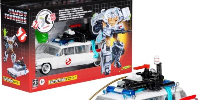 Transformers Colaborativo: Caça-Fantasmas Mash-Up – Transformers Ghostbusters Ecto-1 Ectotron – Exclusivo limitado