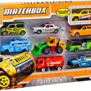 Matchbox, Pacote 9 Carros, Multicolorido, Conjunto colecionável Mattel Gift Pack