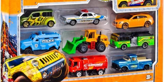 Matchbox, Pacote 9 Carros, Multicolorido, Conjunto colecionável Mattel Gift Pack