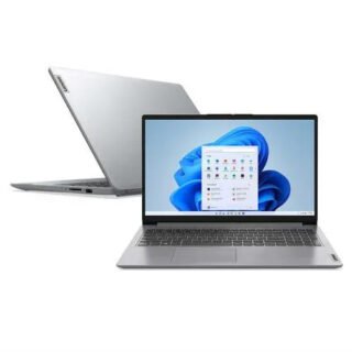 Notebook Lenovo IdeaPad 1 15IAU7 Intel Core i5-1235U 8GB 512GB SSD 15.6 Windows 11 Cloud Grey