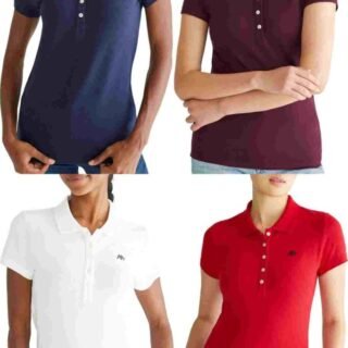 AEROPOSTALE Camisa polo feminina Aero Solid A87