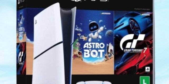 PlayStation 5 Slim Edição Digital + 2 Jogos