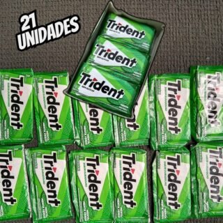 Chiclete Trident Menta Sem Açúcar – Caixa com 21 unid. de 8g