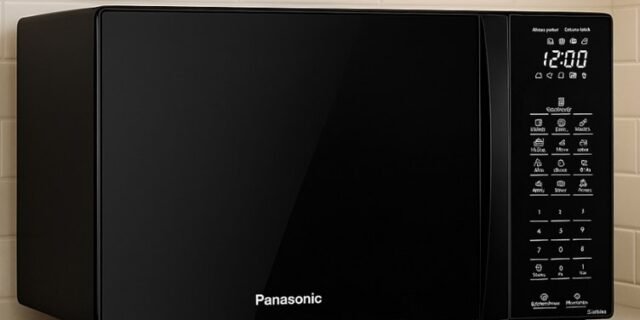 Microondas Panasonic Dupla Refeição 34L Black Glass 220V