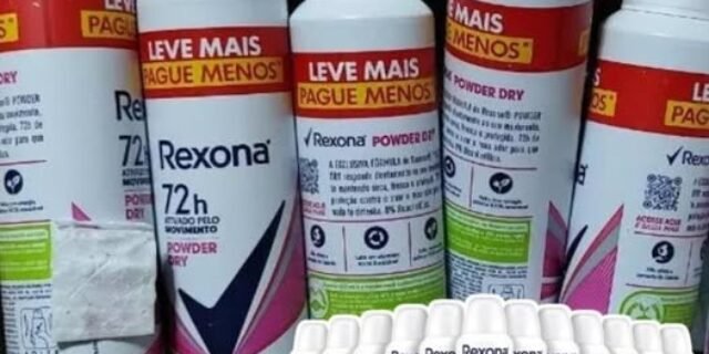 Rexona 12 Unidades Desodorante Antitranspirante Aerossol Powder Dry ou Antibac + Invisible 150ml