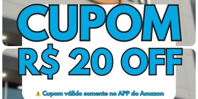 Cupom de R$ 20 OFF em R$ 100 exclusivo no APP e Prime