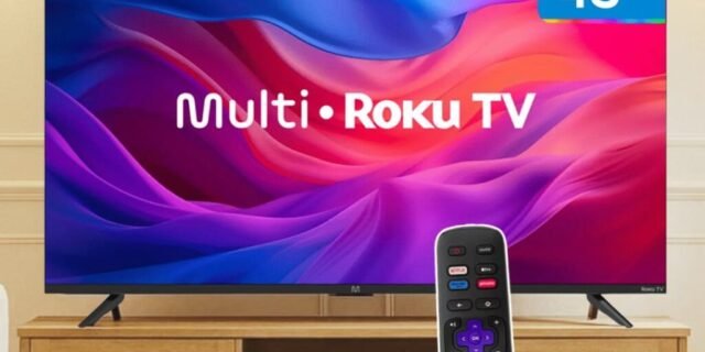 Smart TV 43″ Multi Full HD DLED TL056M Roku TV Quad-core Alexa Google Assistente e Siri 1 HDMI