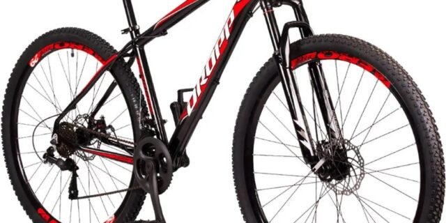 Bicicleta aro 29 Dropp Alumínio 21 Vel Marchas Freios a Disco Aluminum