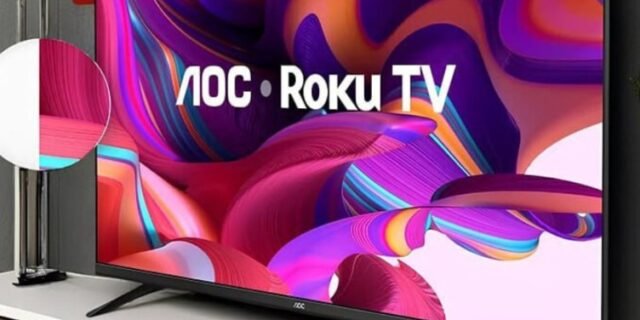 AOC 43S5135/78G – Smart TV LED 43″ Full HD, Design sem bordas, Wifi, Conversor Digital, USB, HDMI