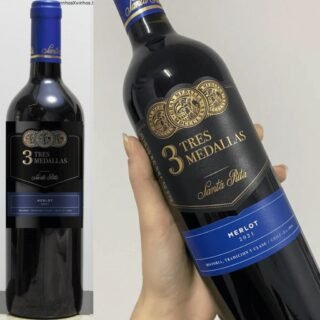 VINHO 3 MEDALLAS MERLOT 750ml