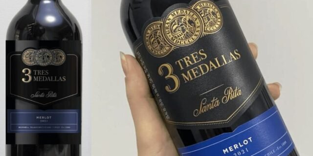 VINHO 3 MEDALLAS MERLOT 750ml