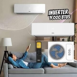 Ar-Condicionado Split Inverter 9000 BTUs EOS Master Inverter High Wall Só Frio EASM9001IFI/EASM9000IFE 220V