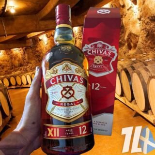 Whisky Chivas Regal 12 anos Blended Escocês – 1 litro