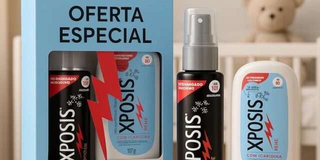 Exposis Kit Repelente com Icaridina, Exposis Extreme Spray 100ml e Bebê Gel 117g