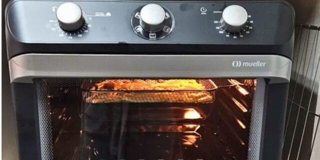 Air Forno Elétrico e fritadeira Mueller 35 Litros Preto com função Fryer MFB35G
