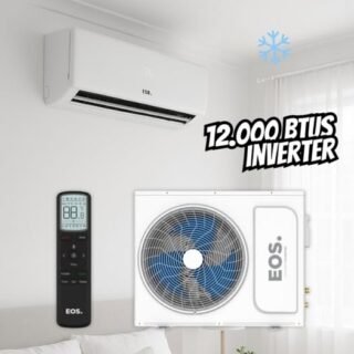 Ar-Condicionado Split Inverter 12000 BTUs EOS Master Inverter High Wall Só Frio EASM12001IFI/EASM12001IFE 220V