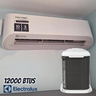 Ar Condicionado Split Hi Wall On/off Electrolux color branco 12000 Btus Frio 220V