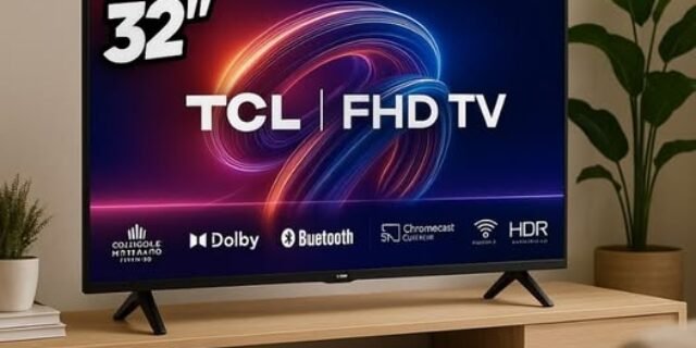 Smart Tv Led 32” S5400af Full HD Android Tv Tcl 127/220V