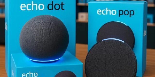 Echo Pop Smart speaker compacto com som envolvente e Alexa