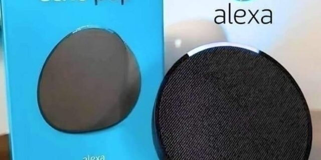 Echo Pop (Última geração) | Smart speaker compacto com som envolvente e Alexa | Cor Preta