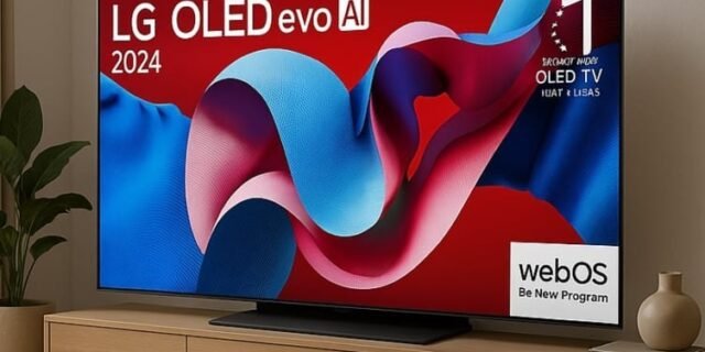Smart TV 4K 48 LG OLED evo Gaming TV OLED48C4 Processador Ger7 AI Painel 144Hz Design Ultra Slim Dolby Vision Dolby Atmos G-Sync