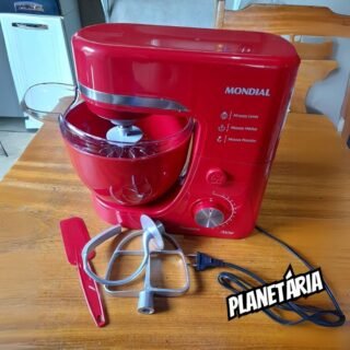 Batedeira Planetária, Mondial, Vermelho, 700W, 220V – BP-03-R