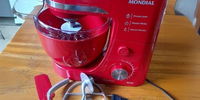 Batedeira Planetária, Mondial, Vermelho, 700W, 220V – BP-03-R